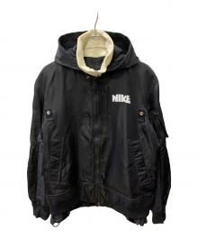 NIKE×sacai（ナイキ×サカイ）の古着「Layered Bomber Jacket」｜ブラック