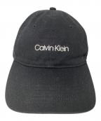 Calvin Kleinカルバンクライン）の古着「キャップ」｜ブラック