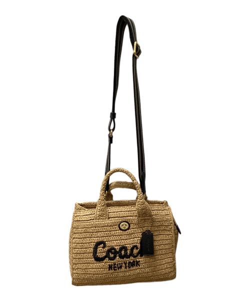 COACH（コーチ）COACH (コーチ) カーゴ トート バッグ 26 ベージュの古着・服飾アイテム