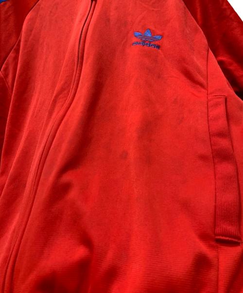 adidas（アディダス）adidas (アディダス) トラックジャケット レッド サイズ:Sの古着・服飾アイテム