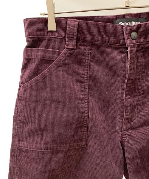 Subculture（サブカルチャー）Subculture (サブカルチャー) ハーフパンツ パープル サイズ:3の古着・服飾アイテム