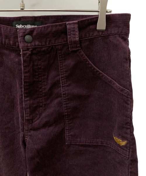 Subculture（サブカルチャー）Subculture (サブカルチャー) ハーフパンツ パープル サイズ:3の古着・服飾アイテム