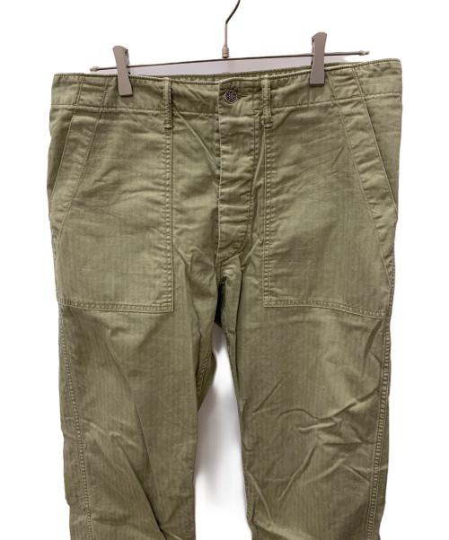 RRL（ダブルアールエル）RRL (ダブルアールエル) Army Utility Flat Pants カーキ サイズ:W32の古着・服飾アイテム