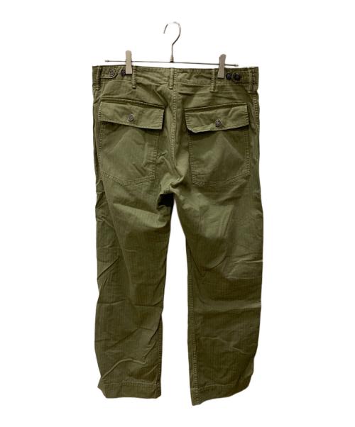 RRL（ダブルアールエル）RRL (ダブルアールエル) Army Utility Flat Pants カーキ サイズ:W32の古着・服飾アイテム
