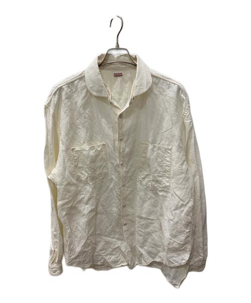 TCB jeans（ティーシービー ジーンズ）TCB JEANS (ティーシービー ジーンズ) 長袖シャツ アイボリー サイズ:46の古着・服飾アイテム