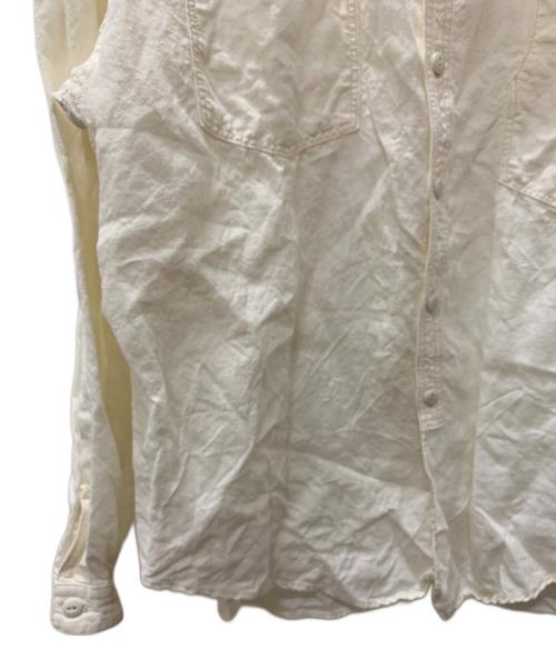TCB jeans（ティーシービー ジーンズ）TCB JEANS (ティーシービー ジーンズ) 長袖シャツ アイボリー サイズ:46の古着・服飾アイテム