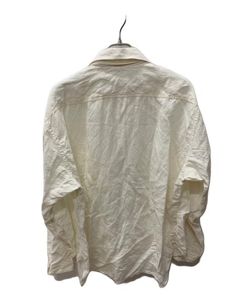 TCB jeans（ティーシービー ジーンズ）TCB JEANS (ティーシービー ジーンズ) 長袖シャツ アイボリー サイズ:46の古着・服飾アイテム