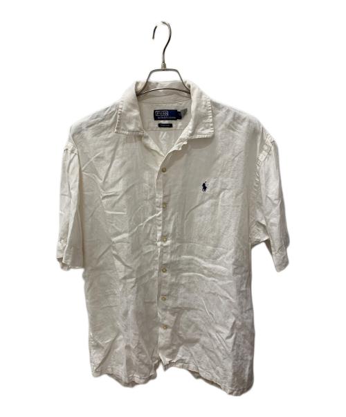 POLO RALPH LAUREN（ポロ・ラルフローレン）POLO RALPH LAUREN (ポロ・ラルフローレン) 半袖シャツ ホワイト サイズ:Mの古着・服飾アイテム