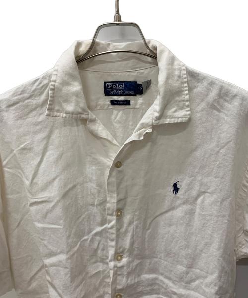 POLO RALPH LAUREN（ポロ・ラルフローレン）POLO RALPH LAUREN (ポロ・ラルフローレン) 半袖シャツ ホワイト サイズ:Mの古着・服飾アイテム