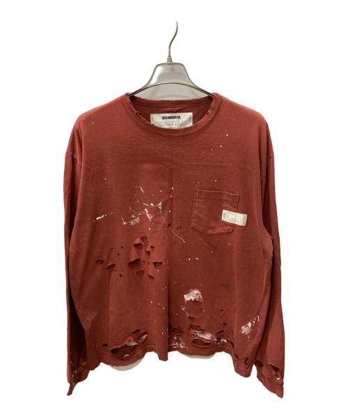 NEIGHBORHOOD（ネイバーフッド）NEIGHBORHOOD (ネイバーフッド) SAVAGE CREWNECK レッド サイズ:Lの古着・服飾アイテム