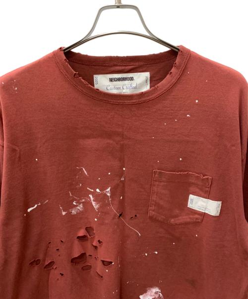 NEIGHBORHOOD（ネイバーフッド）NEIGHBORHOOD (ネイバーフッド) SAVAGE CREWNECK レッド サイズ:Lの古着・服飾アイテム