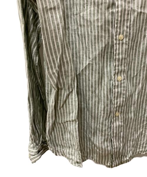 POLO RALPH LAUREN（ポロ・ラルフローレン）POLO RALPH LAUREN (ポロ・ラルフローレン) 長袖シャツ グレー×ホワイト サイズ:XLの古着・服飾アイテム