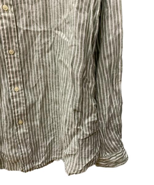 POLO RALPH LAUREN（ポロ・ラルフローレン）POLO RALPH LAUREN (ポロ・ラルフローレン) 長袖シャツ グレー×ホワイト サイズ:XLの古着・服飾アイテム