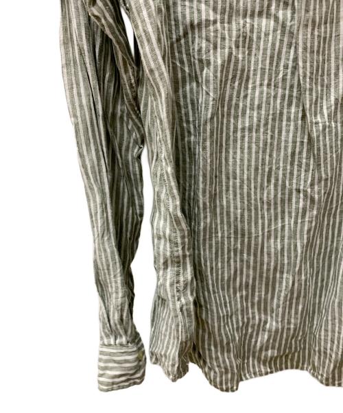 POLO RALPH LAUREN（ポロ・ラルフローレン）POLO RALPH LAUREN (ポロ・ラルフローレン) 長袖シャツ グレー×ホワイト サイズ:XLの古着・服飾アイテム