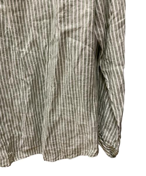 POLO RALPH LAUREN（ポロ・ラルフローレン）POLO RALPH LAUREN (ポロ・ラルフローレン) 長袖シャツ グレー×ホワイト サイズ:XLの古着・服飾アイテム