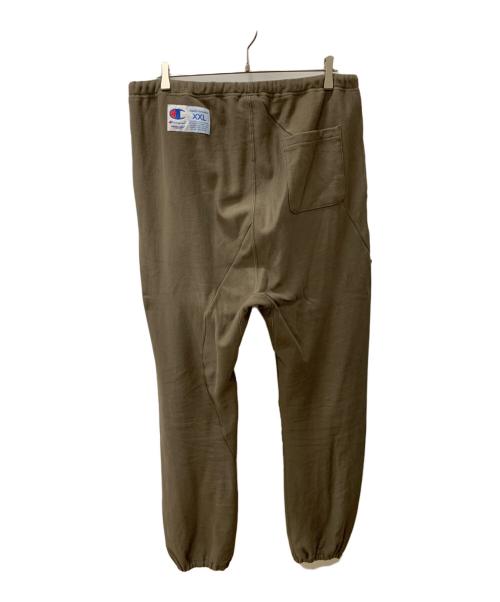 Champion REVERSE WEAVE（チャンピオン リバース ウィーブ）Champion REVERSE WEAVE (チャンピオン リバース ウィーブ) UNDERCOVER (アンダーカバー) スウェットパンツ オリーブ サイズ:XXLの古着・服飾アイテム