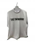 THE SWINGGGRザ スウィンガー）の古着「メッシュ モックネック Tシャツ」｜ホワイト