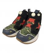 REEBOK×EXPANSION NY×MITA SNEAKERリーボック×エクスパンション ニューヨーク×ミタスニーカー）の古着「INSTA PUMP FURY」｜グリーン×ブラック