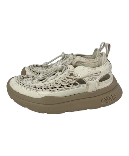KEEN（キーン）KEEN (キーン) ユニーク ダブルケー アイボリー サイズ:23cmの古着・服飾アイテム