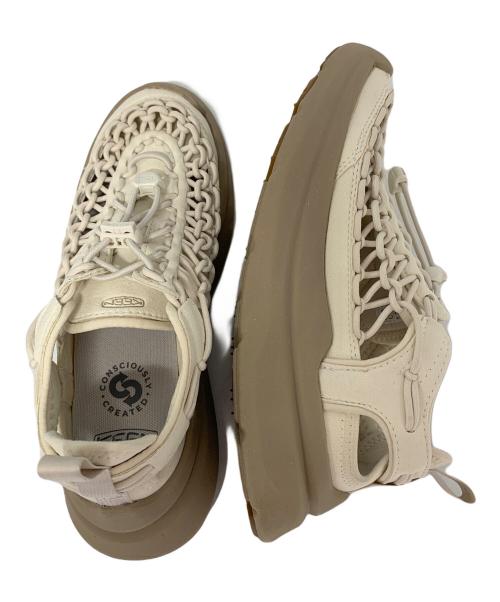 KEEN（キーン）KEEN (キーン) ユニーク ダブルケー アイボリー サイズ:23cmの古着・服飾アイテム