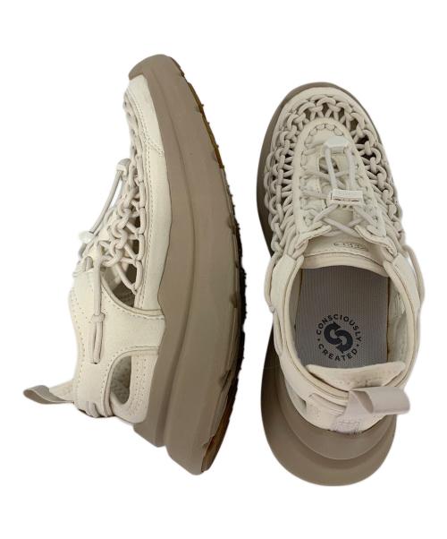 KEEN（キーン）KEEN (キーン) ユニーク ダブルケー アイボリー サイズ:23cmの古着・服飾アイテム