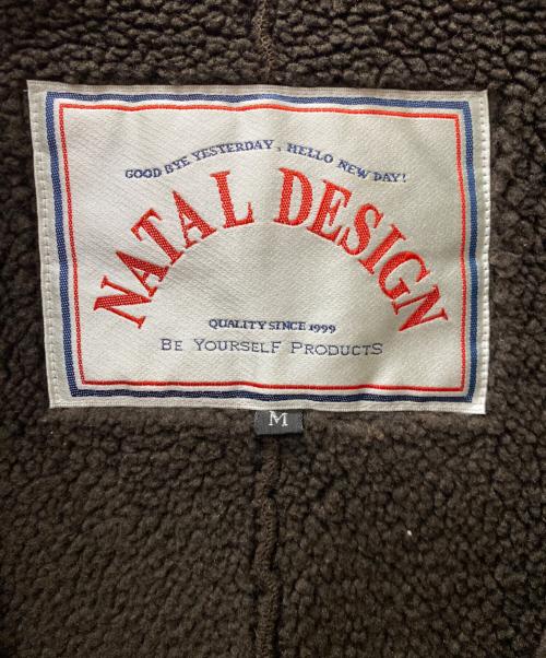 NATAL DESIGN（ネイタルデザイン）NATAL DESIGN (ネイタルデザイン) フリースジャケット ブラウン サイズ:Mの古着・服飾アイテム