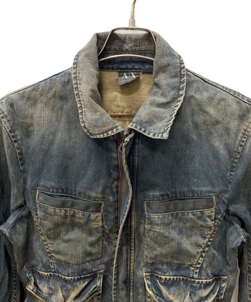 ARMANI EXCHANGE（アルマーニ エクスチェンジ）ARMANI EXCHANGE (アルマーニ エクスチェンジ) デニムジャケット インディゴ サイズ:Mの古着・服飾アイテム