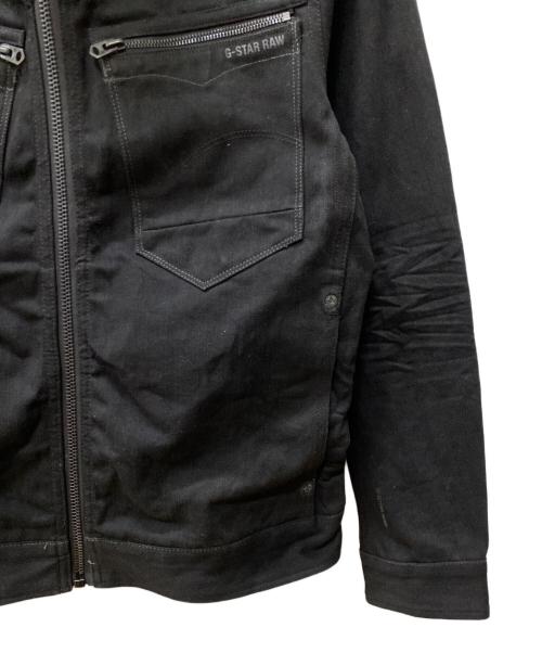G-STAR RAW（ジースターロゥ）G-STAR RAW (ジースターロゥ) デニムジャケット ブラック サイズ:Lの古着・服飾アイテム