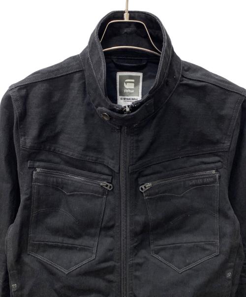 G-STAR RAW（ジースターロゥ）G-STAR RAW (ジースターロゥ) デニムジャケット ブラック サイズ:Lの古着・服飾アイテム