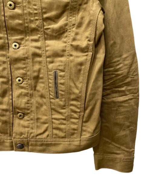 DIESEL（ディーゼル）DIESEL (ディーゼル) デニムジャケット マスタード サイズ:Mの古着・服飾アイテム