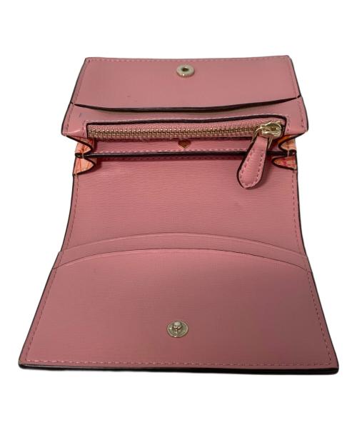 Kate Spade（ケイトスペード）Kate Spade (ケイトスペード) 2つ折り財布 ピンクの古着・服飾アイテム