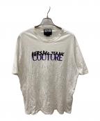 VERSACE JEANS COUTUREヴェルサーチ ジーンズクチュール）の古着「Tシャツ」｜ホワイト