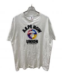 Aape BY A BATHING APE（エーエイプ バイ アベイシングエイプ）の古着「Tシャツ」｜ホワイト