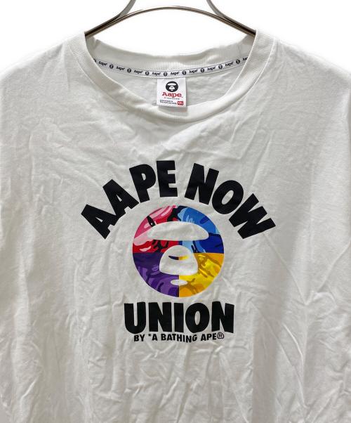 Aape BY A BATHING APE（エーエイプ バイ アベイシングエイプ）AAPE BY A BATHING APE (エーエイプ バイ アベイシングエイプ) Tシャツ ホワイト サイズ:XXLの古着・服飾アイテム