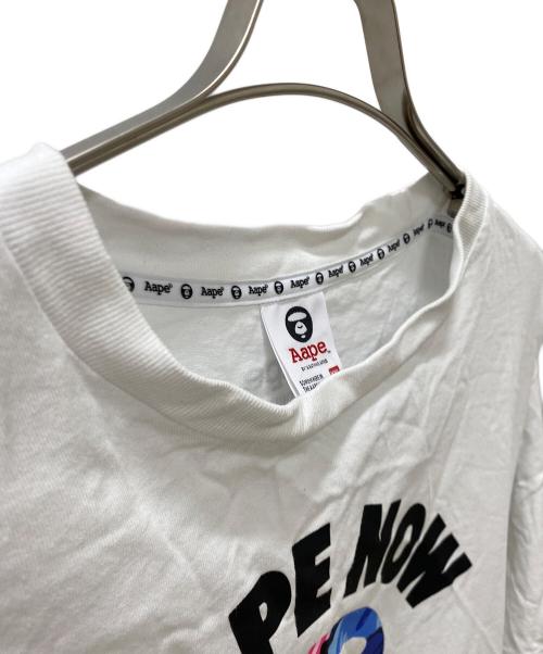 Aape BY A BATHING APE（エーエイプ バイ アベイシングエイプ）AAPE BY A BATHING APE (エーエイプ バイ アベイシングエイプ) Tシャツ ホワイト サイズ:XXLの古着・服飾アイテム
