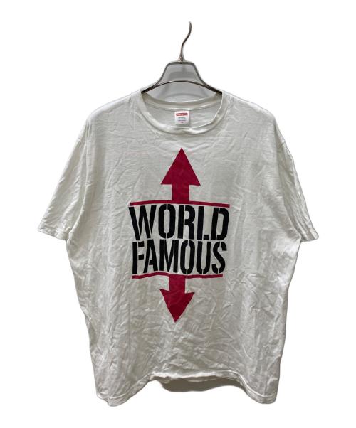 SUPREME（シュプリーム）Supreme (シュプリーム) WORLD FAMOUS TEE ホワイト サイズ:XLの古着・服飾アイテム