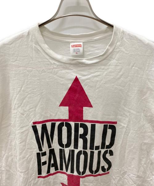 SUPREME（シュプリーム）Supreme (シュプリーム) WORLD FAMOUS TEE ホワイト サイズ:XLの古着・服飾アイテム