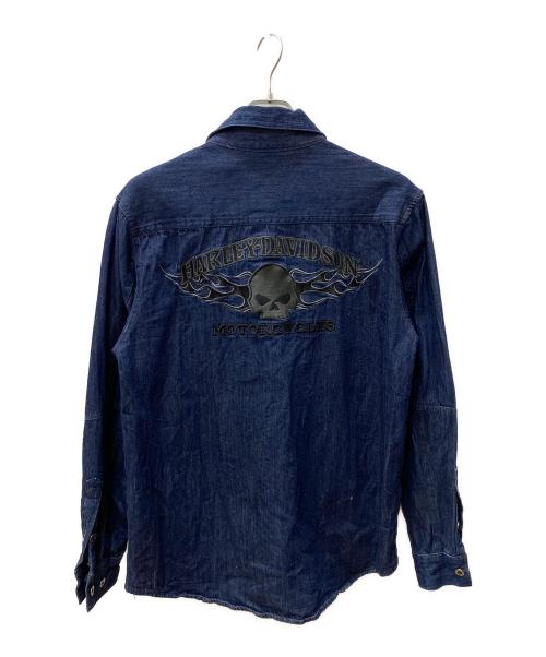 HARLEY-DAVIDSON（ハーレーダビッドソン）HARLEY-DAVIDSON (ハーレーダビッドソン) デニムジャケット インディゴ サイズ:Mの古着・服飾アイテム