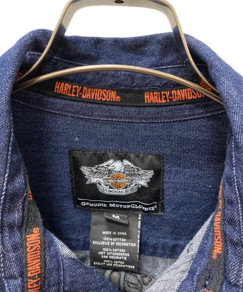 HARLEY-DAVIDSON（ハーレーダビッドソン）HARLEY-DAVIDSON (ハーレーダビッドソン) デニムジャケット インディゴ サイズ:Mの古着・服飾アイテム