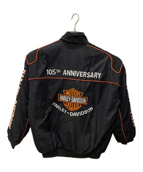 HARLEY-DAVIDSON（ハーレーダビッドソン）HARLEY-DAVIDSON (ハーレーダビッドソン) レーシングジャケット ブラック サイズ:Lの古着・服飾アイテム