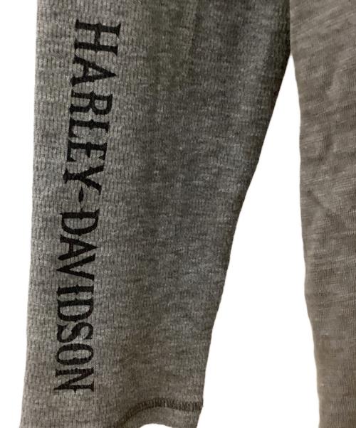 HARLEY-DAVIDSON（ハーレーダビッドソン）HARLEY-DAVIDSON (ハーレーダビッドソン) 長袖カットソー グレー サイズ:Lの古着・服飾アイテム