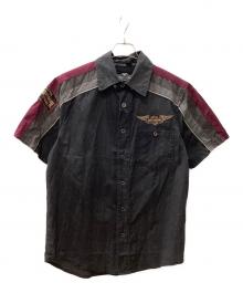 HARLEY-DAVIDSON（ハーレーダビッドソン）の古着「半袖シャツ」｜ブラック