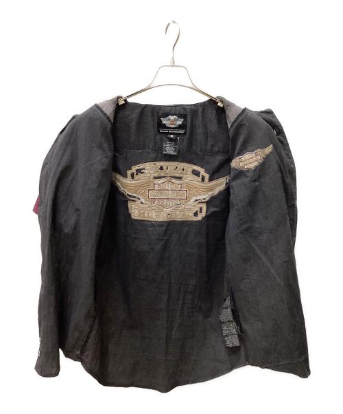 HARLEY-DAVIDSON（ハーレーダビッドソン）HARLEY-DAVIDSON (ハーレーダビッドソン) 半袖シャツ ブラック サイズ:Mの古着・服飾アイテム