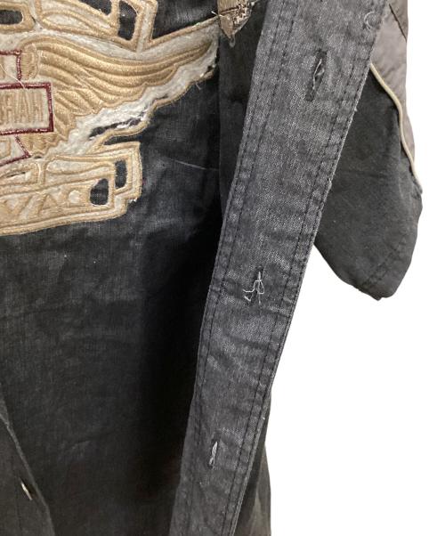 HARLEY-DAVIDSON（ハーレーダビッドソン）HARLEY-DAVIDSON (ハーレーダビッドソン) 半袖シャツ ブラック サイズ:Mの古着・服飾アイテム
