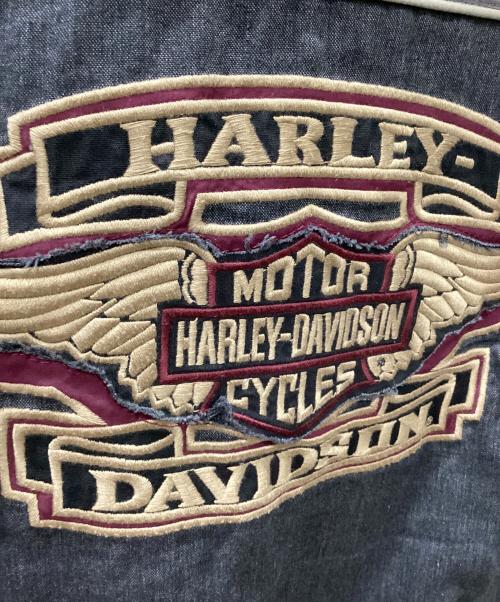 HARLEY-DAVIDSON（ハーレーダビッドソン）HARLEY-DAVIDSON (ハーレーダビッドソン) 半袖シャツ ブラック サイズ:Mの古着・服飾アイテム
