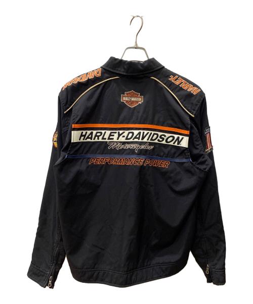 HARLEY-DAVIDSON（ハーレーダビッドソン）HARLEY-DAVIDSON (ハーレーダビッドソン) ジャケット ブラック サイズ:Lの古着・服飾アイテム