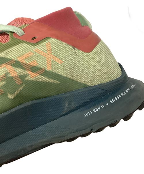NIKE（ナイキ）NIKE (ナイキ) Nike React Pegasus Trail 4 Gore-Tex グリーン×レッド サイズ:28cmの古着・服飾アイテム