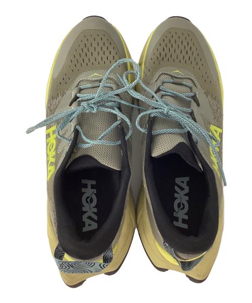 HOKAONEONE（ホカオネオネ）HOKAONEONE (ホカオネオネ) HOKA ONE ONE グレー×イエロー サイズ:27.5cmの古着・服飾アイテム