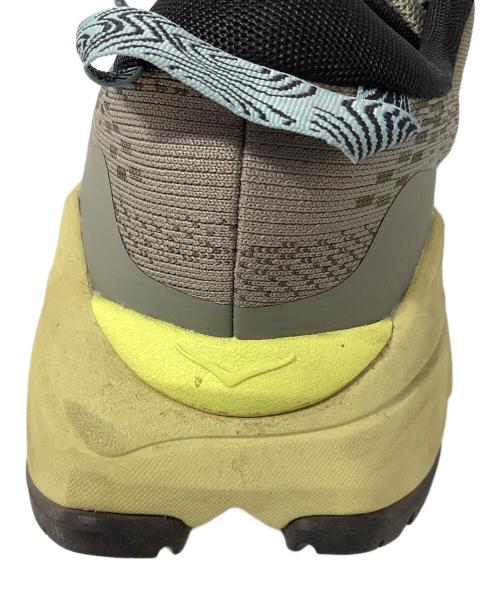HOKAONEONE（ホカオネオネ）HOKAONEONE (ホカオネオネ) HOKA ONE ONE グレー×イエロー サイズ:27.5cmの古着・服飾アイテム