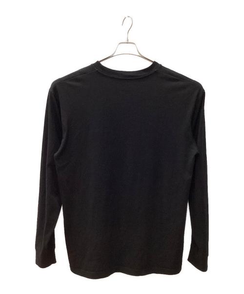 MONCLER（モンクレール）MONCLER (モンクレール) 長袖Tシャツ ブラック サイズ:Lの古着・服飾アイテム